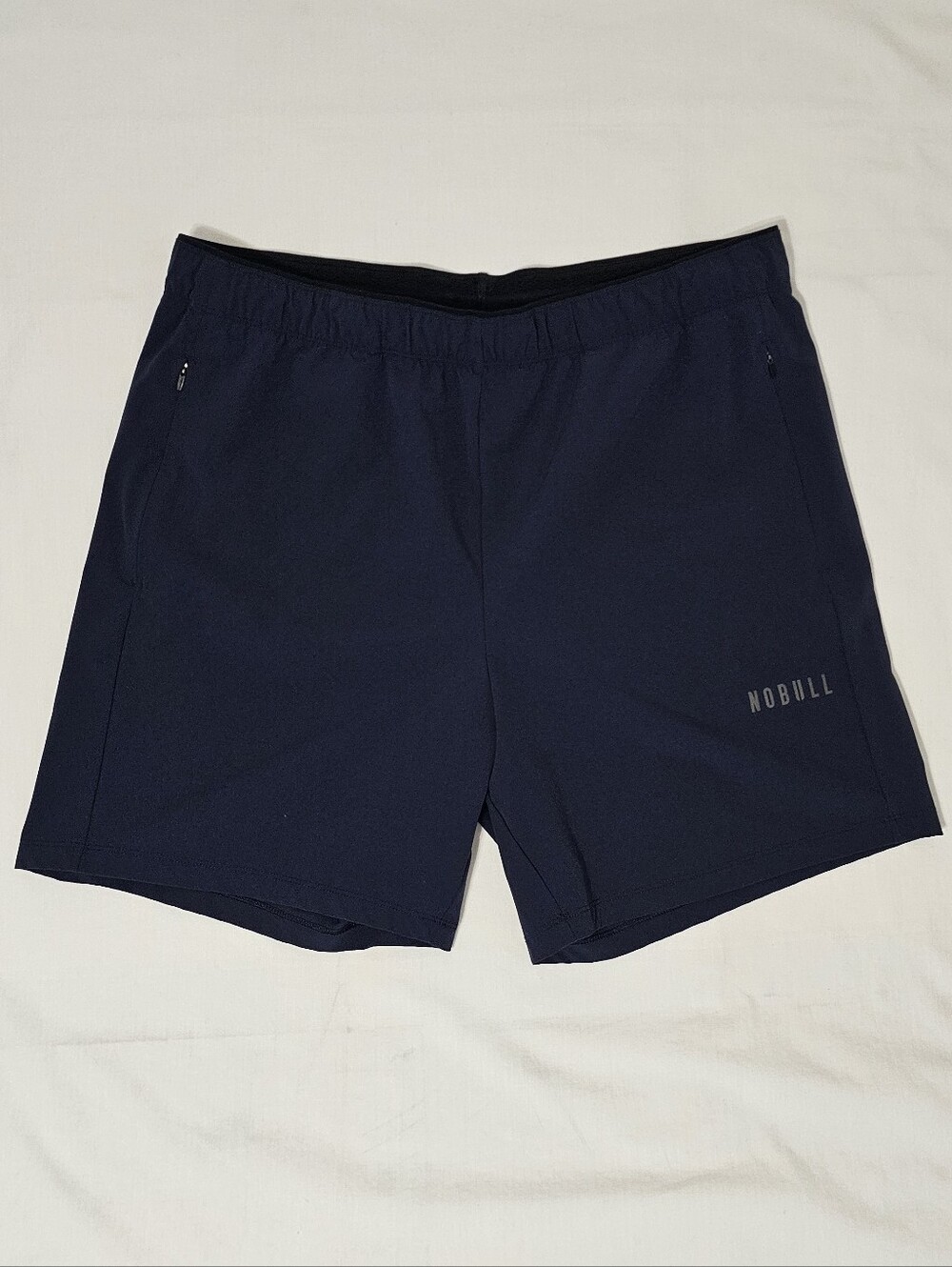 NOBULL Men’s Navy Athletic Training Shorts Size Large
